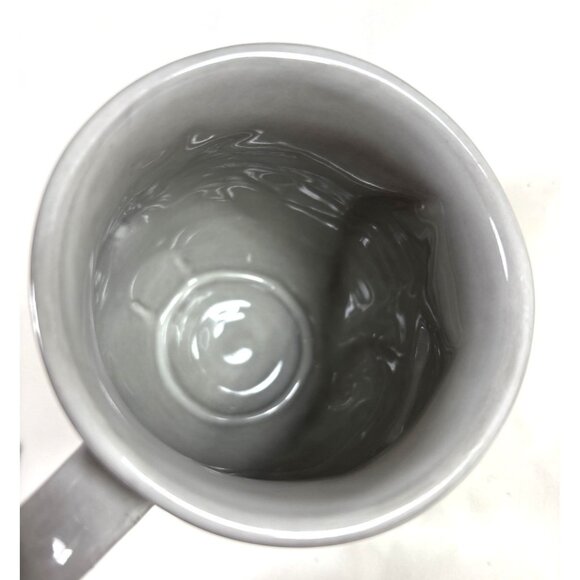 Jonathon Adler Utopia Woodland Coffee Tea Mug Double-Sided Raccoon Porcupine - Picture 5 of 9